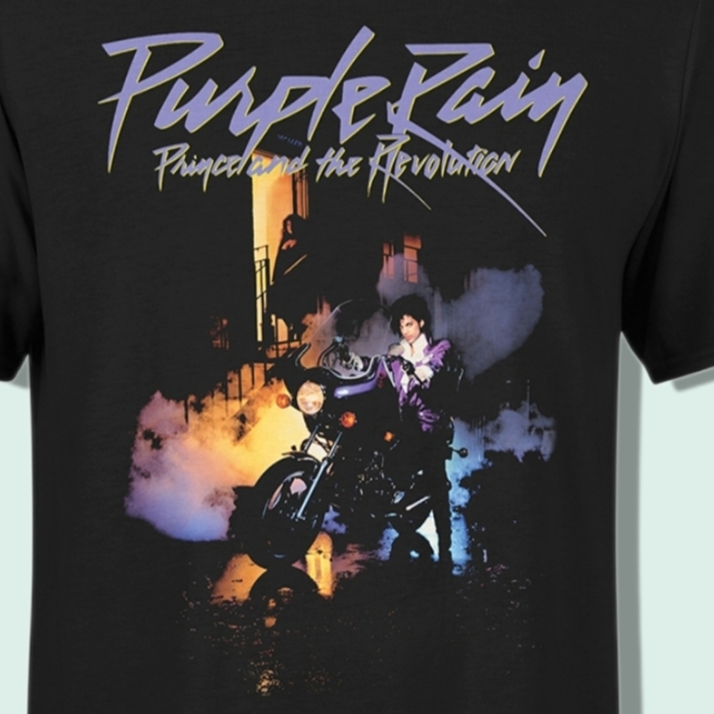 Purple Rain Cover T-Shirt - Picture 4 of 4